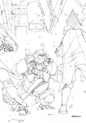 Overwatch: Tracer-London #5 Cover by Bengal