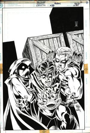 Robin #25 Cover by Mike Wieringo & Terry Austin