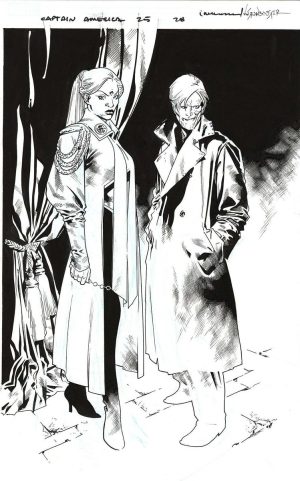 Captain America #25 p.28 by Wade von Grawbadger