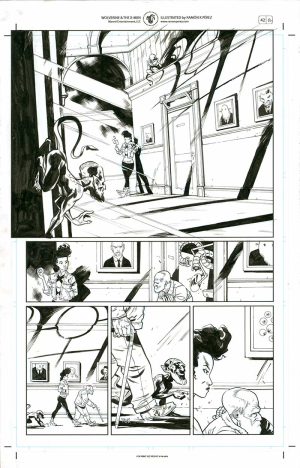 Wolverine and the X-Men #42 p.12 by Ramon Perez