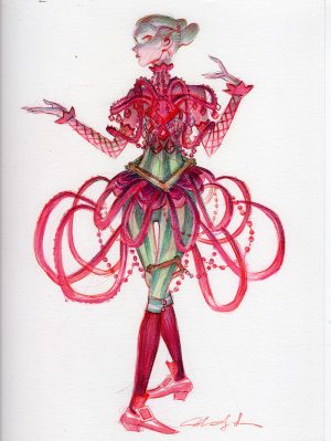 Chandelier Girl by Mindy Lee