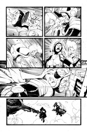 Space Bandits #1 p.16 by Matteo Scalera