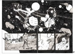 Space Bandits #3 p.16-17 by Matteo Scalera