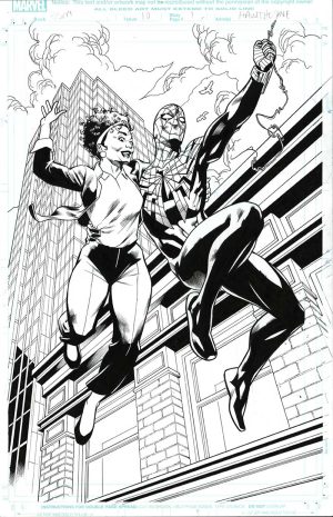Superior Spider-Man #10 p.01 by Wade von Grawbadger