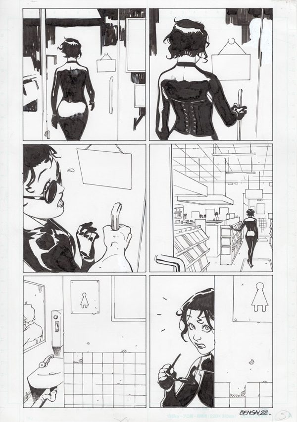 Catwoman #43 p.05 by Bengal