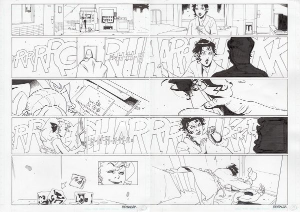 Catwoman #43 p. 12-13 by Bengal