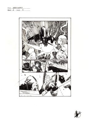 The Ambassadors #6 Prelim p.08 by Matteo Scalera