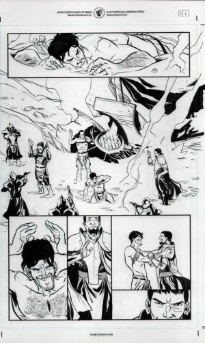 John Carter: The Gods of Mars #1 p.06 by Ramon Perez