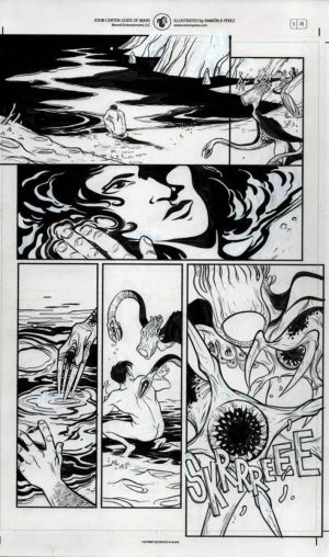 John Carter: God of Mars #1 p.04 by Ramon Perez