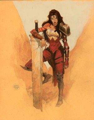 Heroes Con Commission by Andrew Robinson