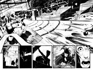 Black Science #27 p.12-13 by Matteo Scalera