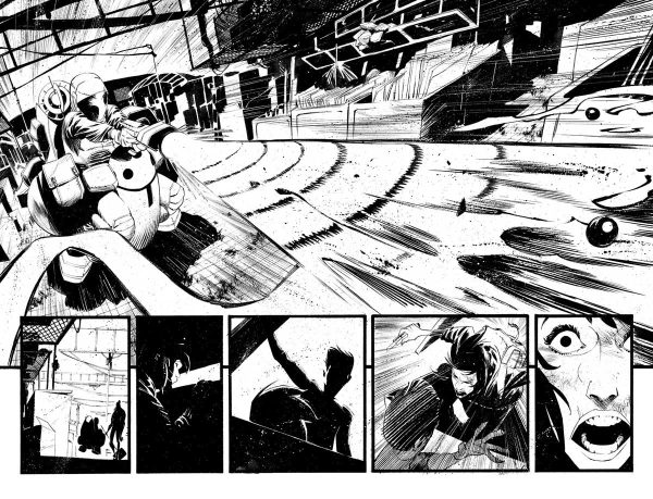 Black Science #27 p.12-13 by Matteo Scalera