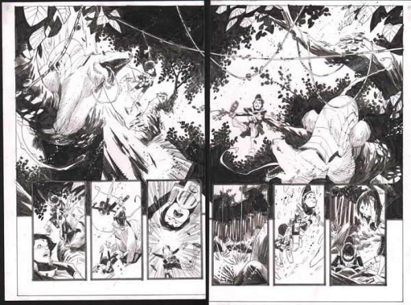 Black Science #8 p.06-7 by Matteo Scalera