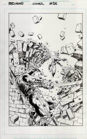 Red Hood #36 Cover by Dan Panosian