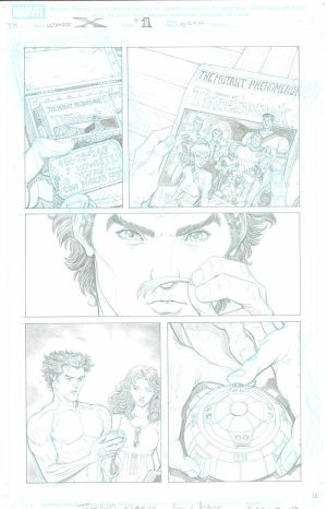 Ultimate X #1 p.12 by Arthur Adams