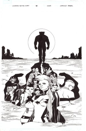 Wolverine and the X-men #10 Cover by Mahmud Asrar