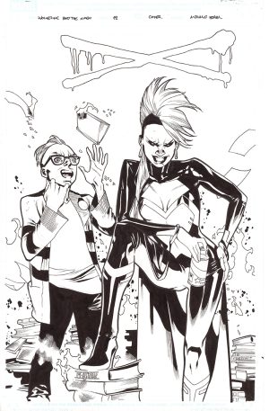 Wolverine and the X-men #12 Cover by Mahmud Asrar