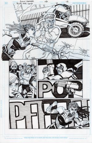 Blue and Gold #3 Page 13 by Cully Hamner