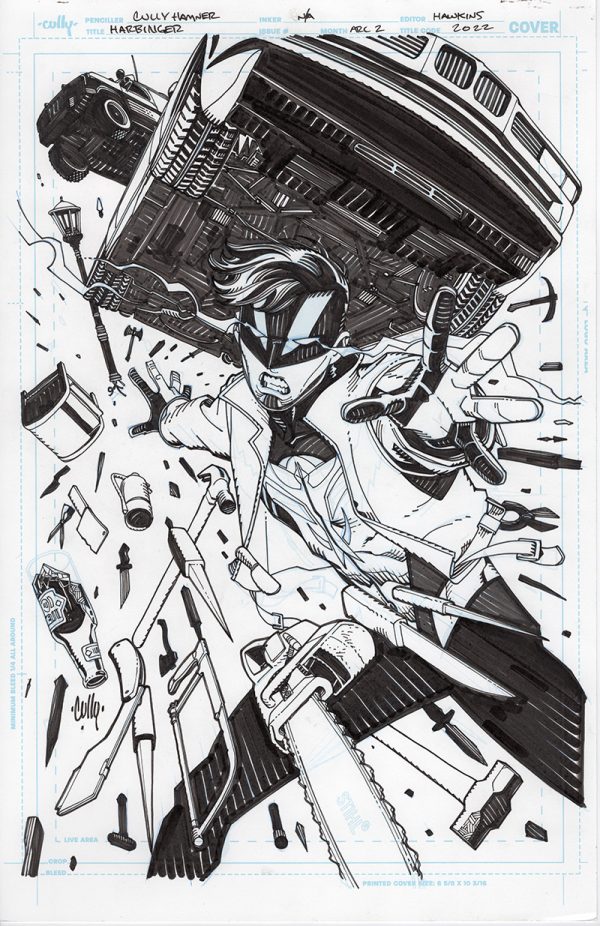 Harbinger #7 Cover by Cully Hamner