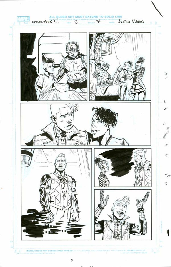 Spider-Punk: Arms Race #2 p.07 by Justin Mason