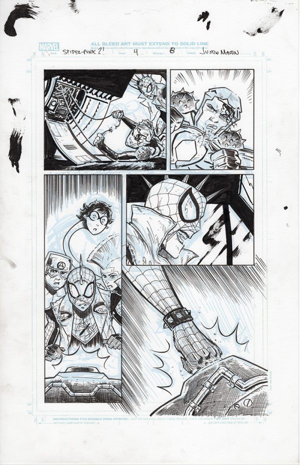 Spider-Punk: Arms Race Issue 4 p.08 by Justin Mason
