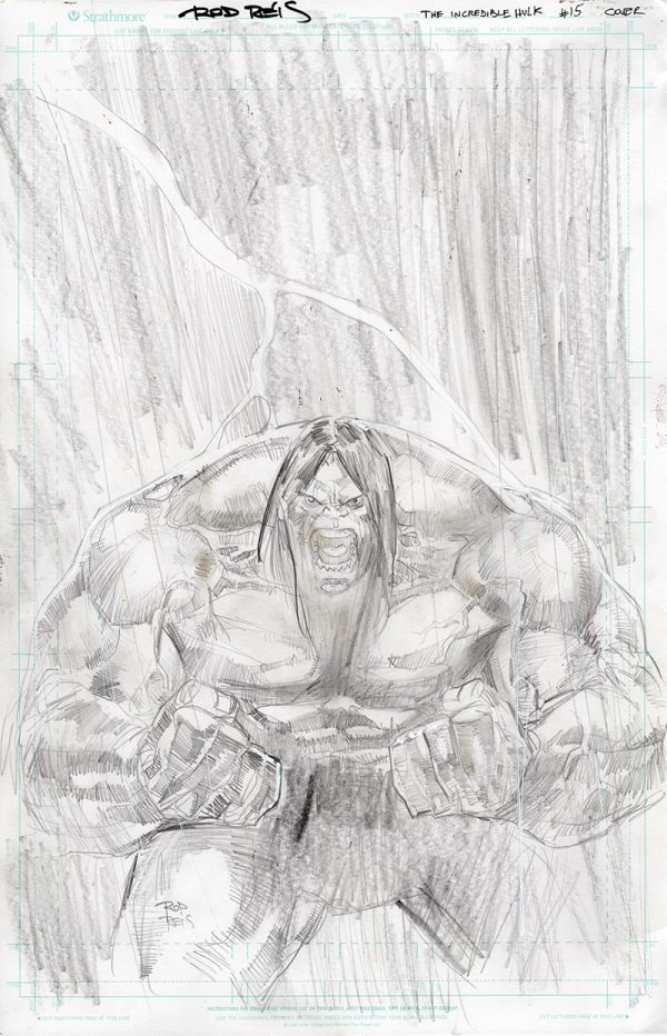 The Incredible Hulk #15 Cover by Rod Reis