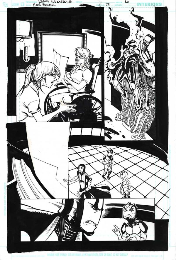 Blue Beetle Issue #25 Page 10 by Rafael Albuquerque