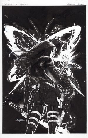Psylocke #6 Cover by Mahmud Asrar