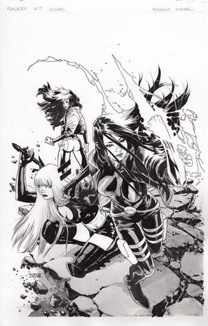 Psylocke #7 Cover by Mahmud Asrar