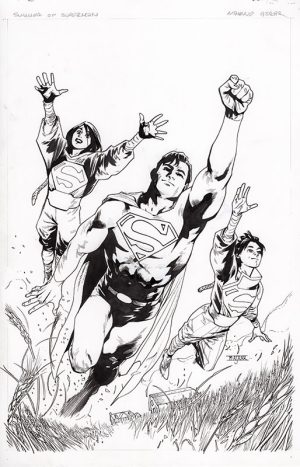 Summer of Superman Special #1 Cover Art by Mahmud Asrar