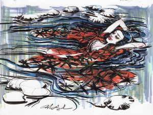 Lady of the Pond by Mindy Lee