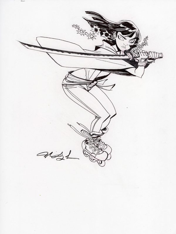 Ninja Skater by Mindy Lee