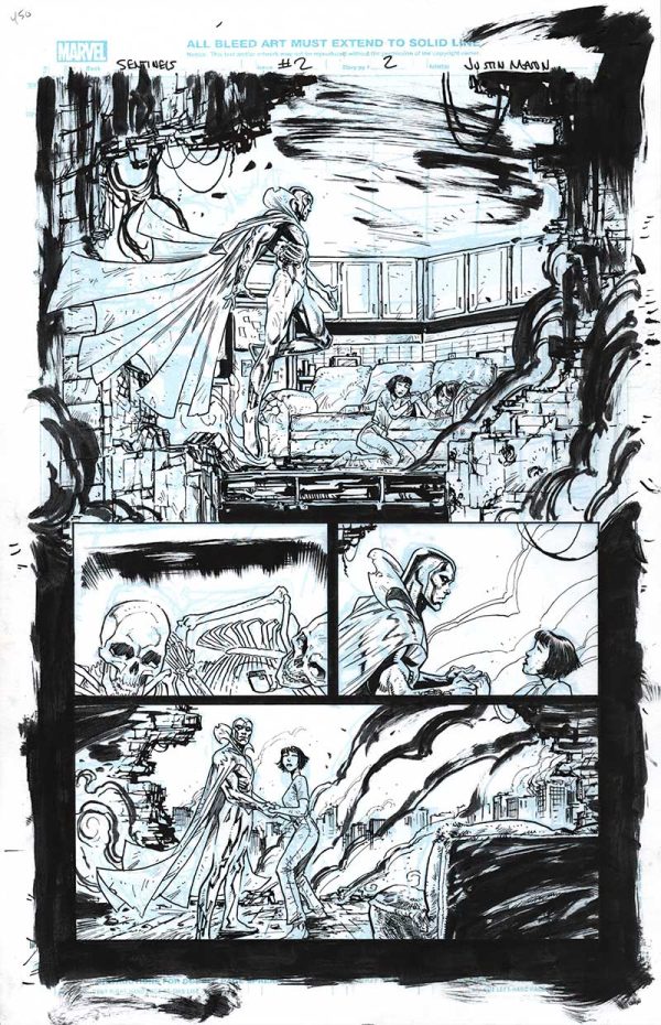 Sentinels #2 Page 02 by Justin Mason