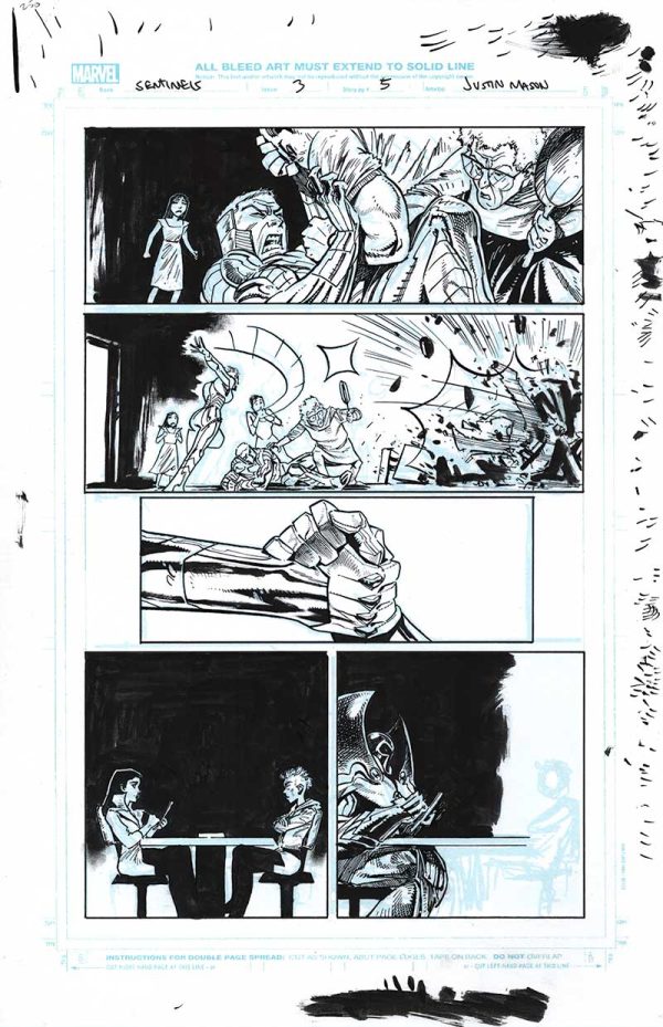 Sentinels #3 Page 05 by Justin Mason