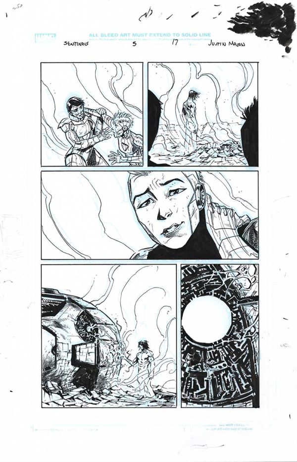 Sentinels #5 Page 17 by Justin Mason