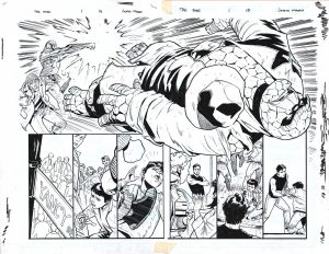 The Thing #1 Page 14 and 15 by Justin Mason