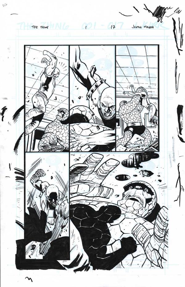 The Thing #1 Page 17 by Justin Mason