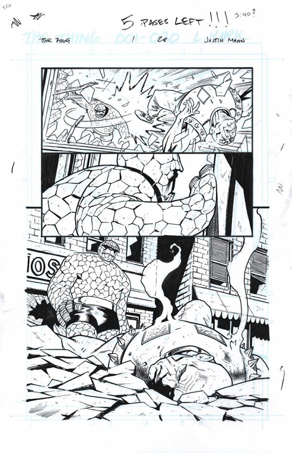 The Thing #1 Page 20 by Justin Mason