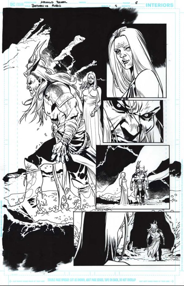 Batman vs. Robin #4 Page 2 by Mahmud Asrar