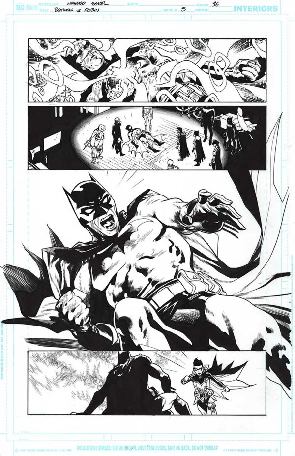 Batman vs. Robin #5 Page 36 by Mahmud Asrar