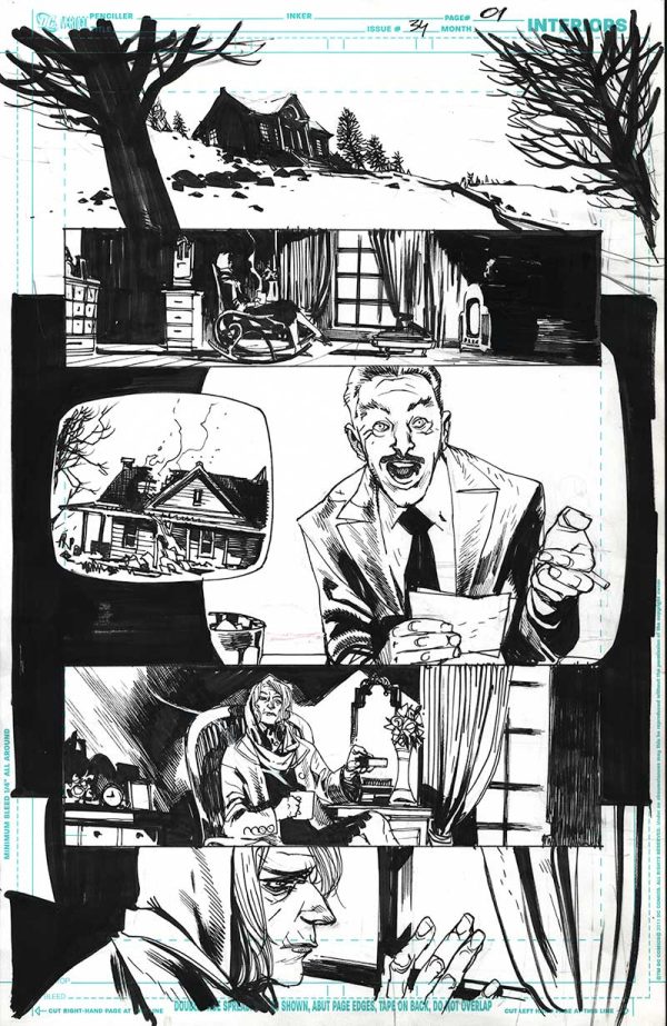 American Vampire Issue 34 Page 01 by Rafael Albuquerque