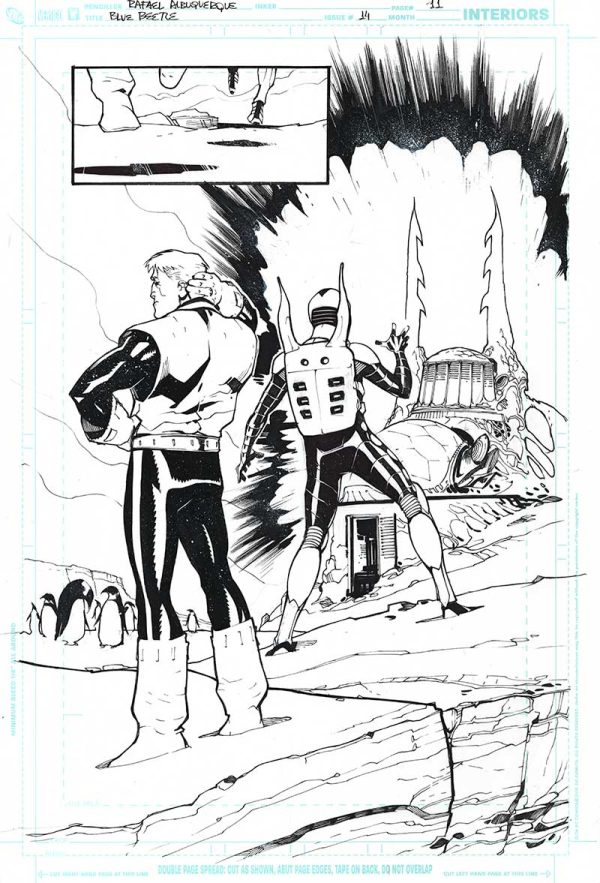 Blue Beetle #14 Page 11 by Rafael Albuquerque