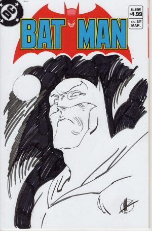 Batman Sketch Cover by Matteo Scalera