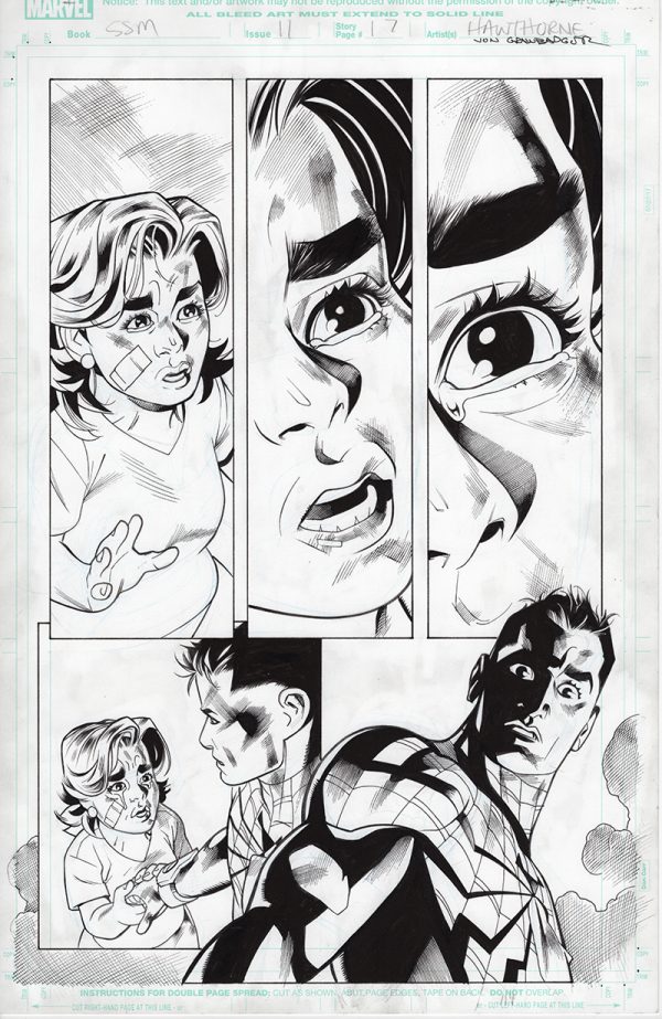 Superior Spider-Man #11 page 17 by Wade von Grawbadger