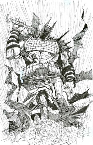 Absolute Batman #12 Cover by Denys Cowan