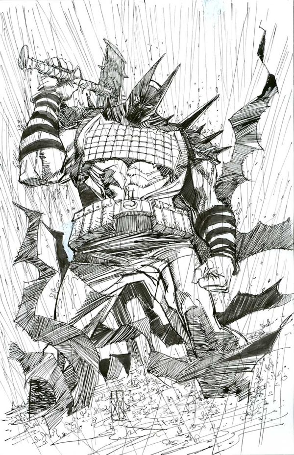 Absolute Batman #12 Cover by Denys Cowan